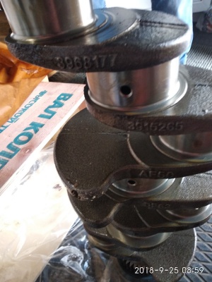 Коленвал  Камминз 4ISBe,4ISDe V=4.5