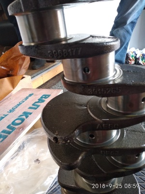 Коленвал  Камминз 4ISBe,4ISDe V=4.5